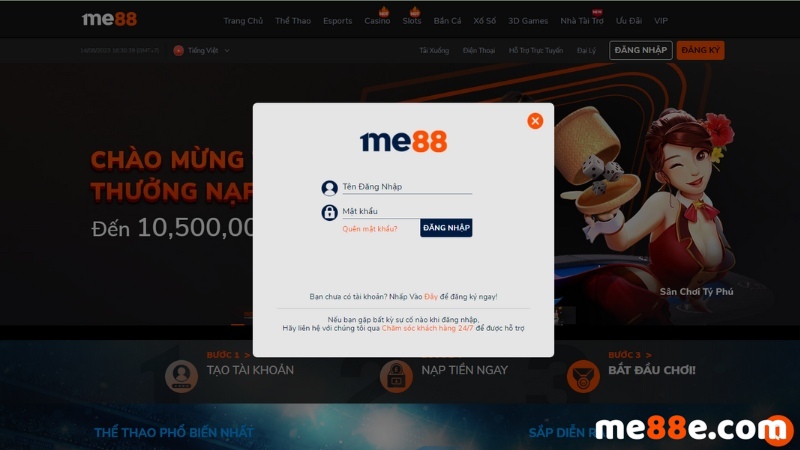 Gửi tiền có xếp hạng Bet98 bằng ví điện tử - Bet98